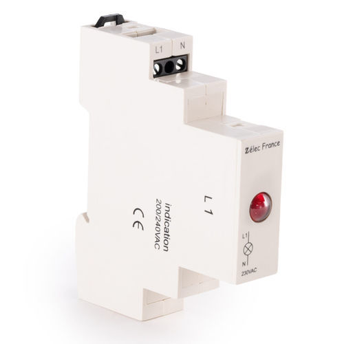 Indicador luminoso permanente - VLM230ACR - ZELEC - LED / en riel DIN / IEC