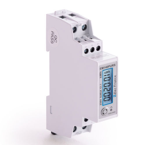 Contador de energía eléctrica trifásico - EM140PURS - ZELEC - monofásico / en riel DIN / RS-485