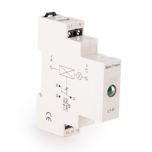 Indicador luminoso permanente - VLM230ACGA - ZELEC - LED / en riel DIN / IEC