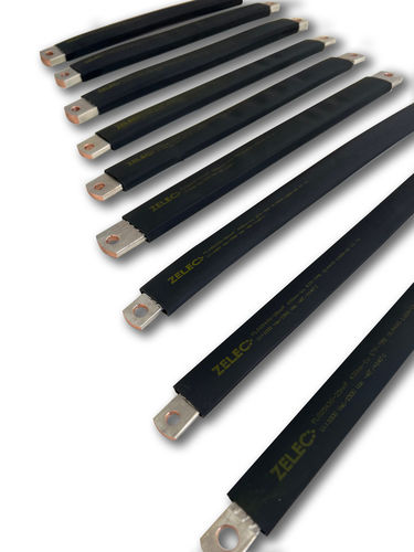 Trenza de potencia de cobre estañado - FL050530 - ZELEC - aislada / flexible / 50 mm²