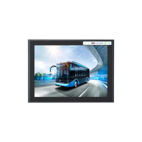 Monitor TFT-LCD - IDP-1200S series - TP-IPC - con tecnología capacitiva proyectada / con pantalla táctil resistiva de 5 hilos / 12"