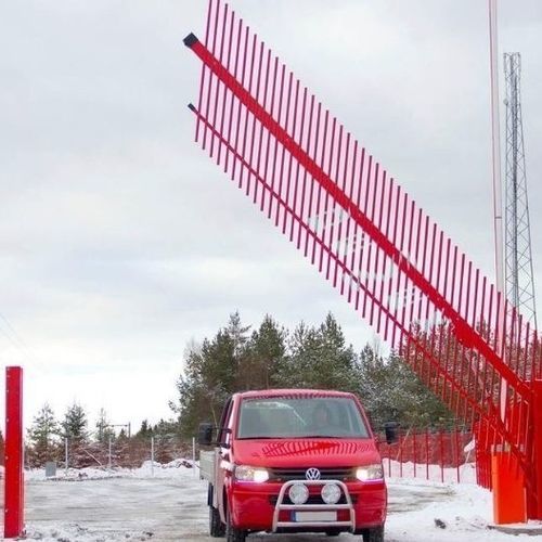Portón levadizo - Svanen  - DEMEX - vertical / de acero galvanizado en caliente / de seguridad