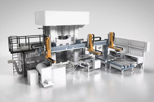 Línea de prensas de producción - uFlex - Strothmann Machines & Handling GmbH - para la industria del automóvil / automática / a medida