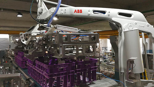 Despaletizador por capas - Technica International - robotizado / para cajas vacías / automático