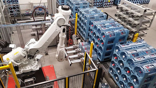 Sistema de descarga cremallera - Technica International - para altas cargas / de botellas / robotizado