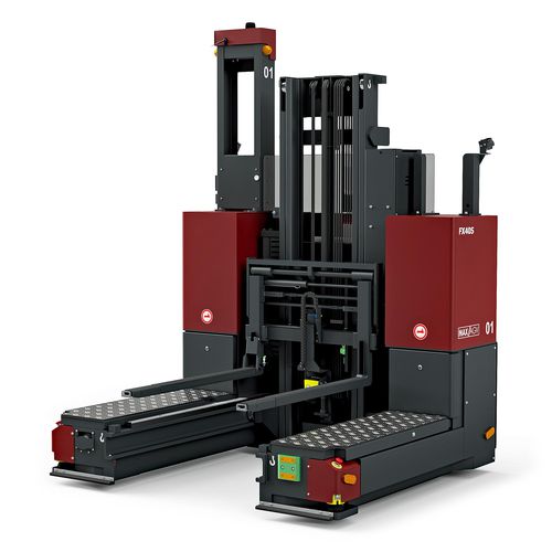 Carretilla elevadora lateral con guiado automático - FX40 - MAXAGV AB - alimentada por batería / para la industria del automóvil / para palés