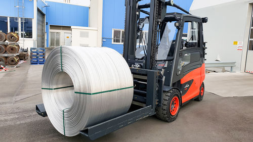 Pinza de manipulación para barriles - T411 - KAUP GmbH & Co.KG - para tuberías / para carretilla elevadora / para enrolladores