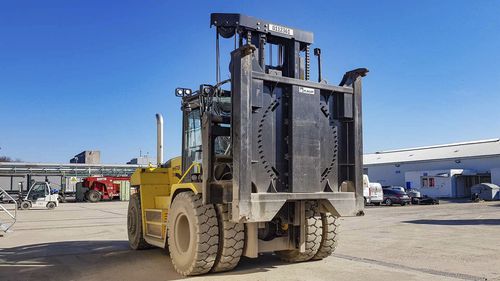 Spreader volteador de carga - T193LD - KAUP GmbH & Co.KG - para contenedores / horizontal / hidráulico