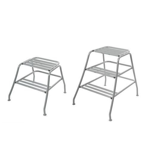 Escalera de tijera portátil - M-STC series - Matador B.V. - de aluminio / 2 peldaños / 3 peldaños