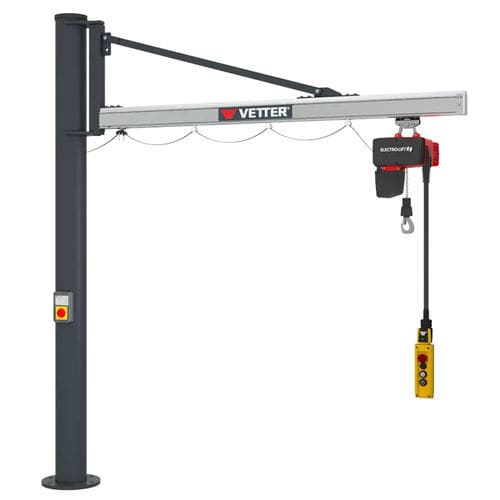 Grúa pluma de columna - US - VETTER Krantechnik GmbH - de pared / 270° / ergonómica