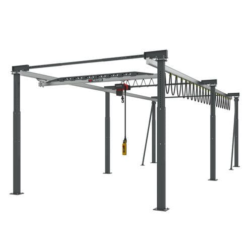 Pórtico en riel - ERGOLINE® - VETTER Krantechnik GmbH - para taller / de aluminio / ligero