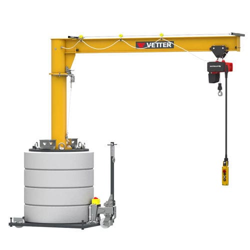 Grúa pluma de columna - MOB-PR - VETTER Krantechnik GmbH - 360° / de elevación / rotativa