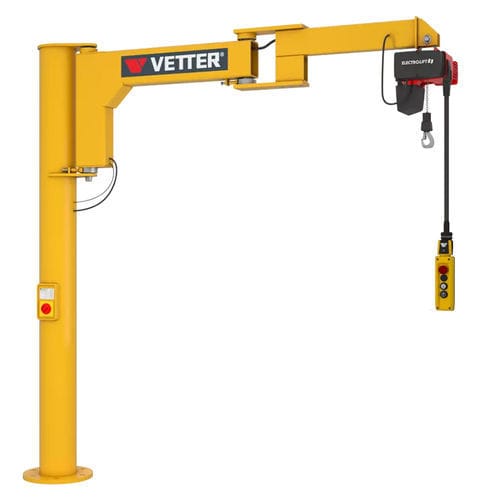 Grúa pluma de columna articulada - BS - VETTER Krantechnik GmbH - de pared / 300° / con control eléctrico