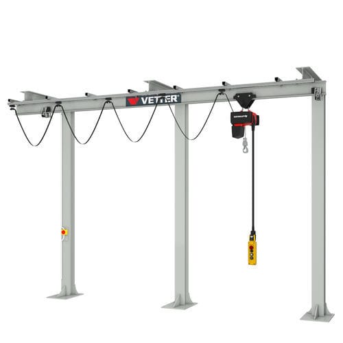 Pórtico en riel - P200 - VETTER Krantechnik GmbH - para taller / monorriel / eléctrico