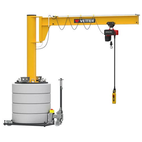 Grúa pluma de columna - MOB-AS - VETTER Krantechnik GmbH - 270° / de elevación / rotativa