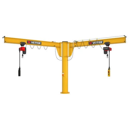 Grúa pluma de dos brazos - VETTER Krantechnik GmbH - de columna / de elevación / para grandes cargas