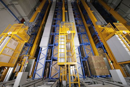 Transelevador para almacén - ASRS  - Europa Systems Sp. z o.o. - para palés