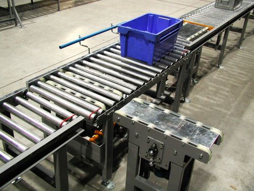 Sistema de transporte de contenedores - Europa Systems Sp. z o.o. - de rodillos / motor eléctrico / industrial