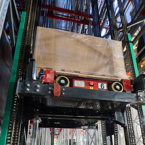 Sistema de transferencia vertical - Moffett VTU™ - Moffett Automated Storage Ltd - para palés / automatizado