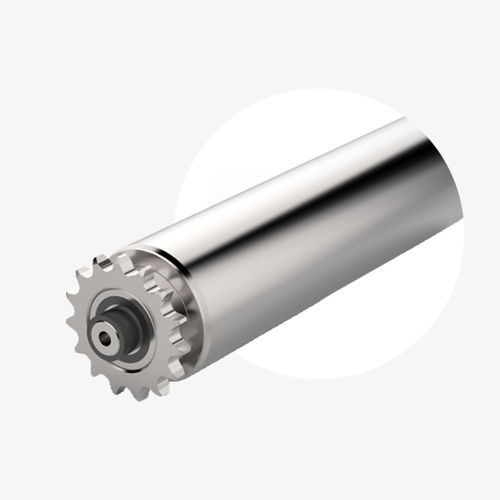 Rodillo de transportador piñón único - E series - Euroroll GmbH - de cadenas / de acero / para cargas pesadas