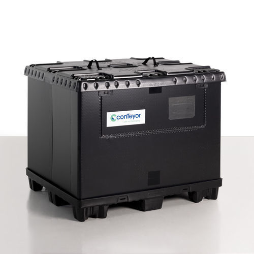 Caja de almacenaje rectangular - 1210 - CONTEYOR INTERNATIONAL NV - de plástico