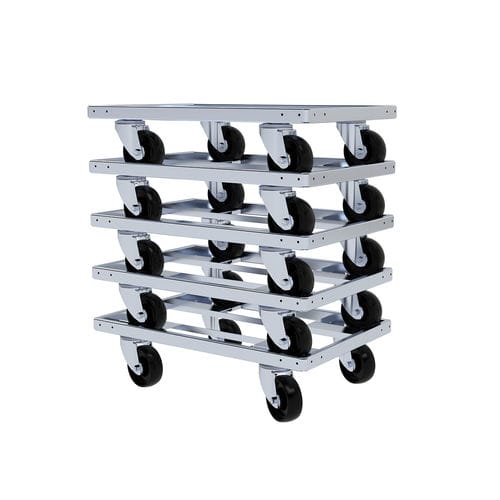 Plataforma rodante portacubetas - rolldolly® - FEIL rolltainer GmbH - de metal / para paso