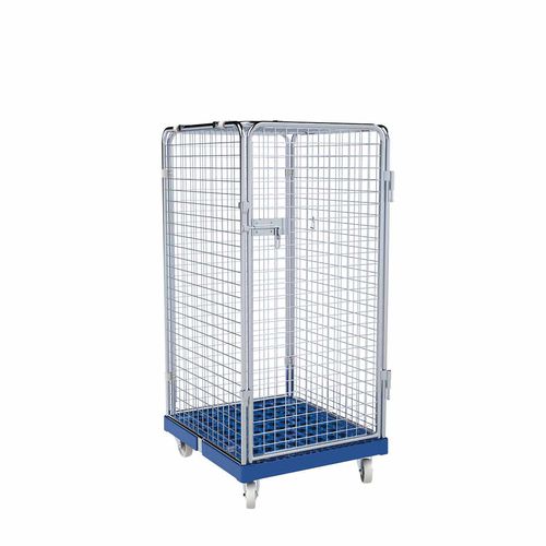 Roll-container con base de plástico - KAD5A50101350COZ101 - FEIL rolltainer GmbH - antirrobo