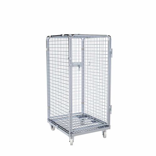Roll-container de malla metálica - MAD5AC1350COZ101 - FEIL rolltainer GmbH - antirrobo