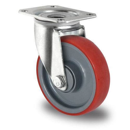 Ruedecilla giratoria - SBP35WC125N2U6B32 - FEIL rolltainer GmbH - fija / con platino giratorio / para carro