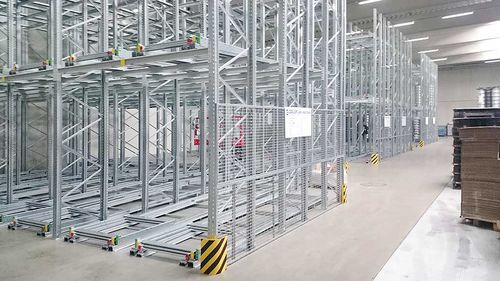 Carretilla de almacenamiento - Galler Lager- und Regaltechnik GmbH - de carga / de acero / con paleta