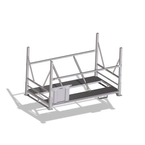 Sistema de estanterías para depósito de almacenamiento - GAWRONSKI GmbH - con tablas / dinámico / con paleta