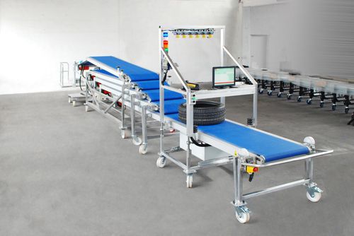 Transportador de banda - GAWRONSKI GmbH - de transporte / para neumáticos