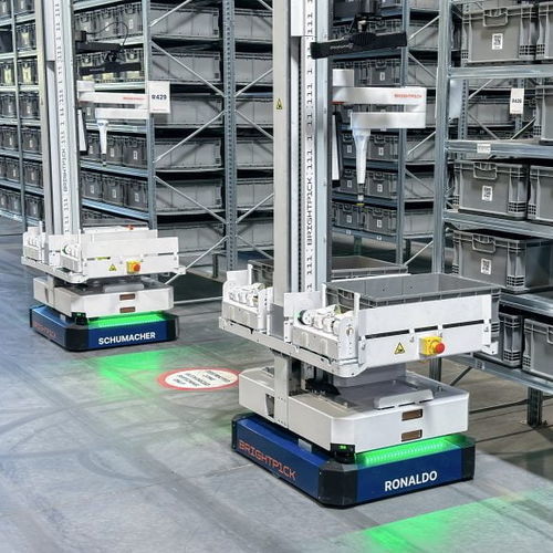 AGV carretillas preparadoras de pedidos de guiado automático - Brightpick - Brightpick - alimentado por batería