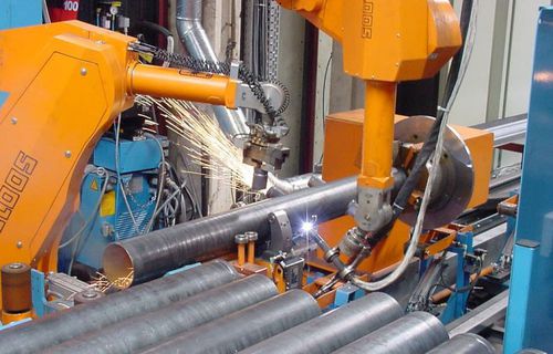 Línea de producción de tubos - Fire Protection Solutions Group - automática / robotizada