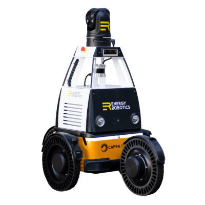 Robot de inspección de sub-estación eléctrica - Capra Robotics ApS - con ruedas