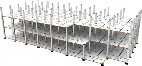Sistema de estanterías para depósito de almacenamiento - The Shelf - Noyes Technologies GmbH - con tablas / dinámico / modular
