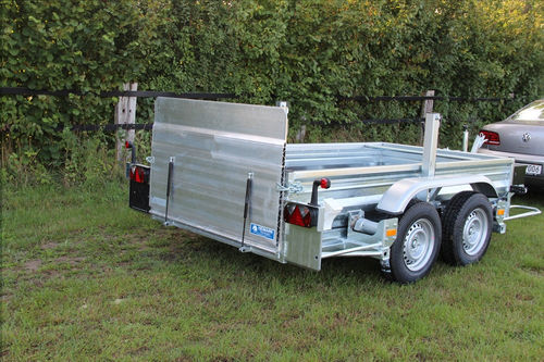 Remolque góndola de cama rebajada - PT35 - Heimann Fahrzeugbau GmbH & Co. KG - para equipamiento industrial / en tándem / de acoplamiento