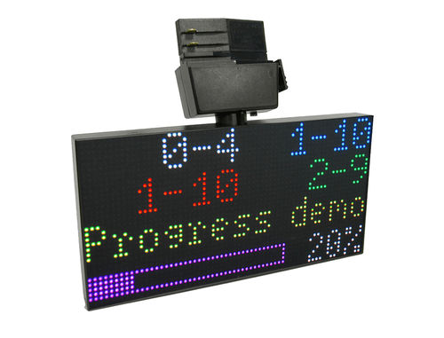 Visualizador LED - DISM2K - Pcdata Logistics Automation - de matriz de puntos / alfanumérico / digital