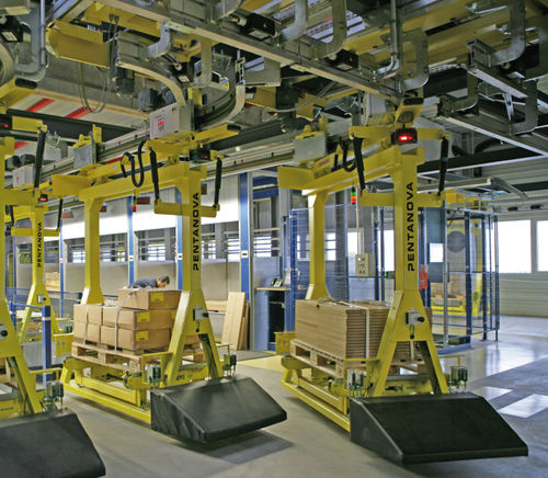 Transportador monorriel - PENTANOVA CS GmbH - inclinado / de transporte / de distribución