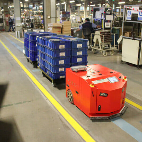 Robot móvil autónomo (AMR) de carga - ACTIW Oy - carretillas preparadoras de pedidos de guiado automático / para obra de construcción / con guiado por láser