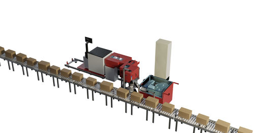 Impresora-aplicadora de etiquetas automática - redtagger T-400 - AKL-tec GmbH - autoadhesivas / para cajas de cartón