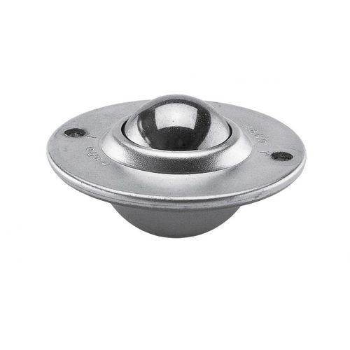 Rodillo esférico de acero - KRAUS Betriebsausstattung und Fördertechnik GmbH - de acero inoxidable / de plástico / con zócalo cilíndrico