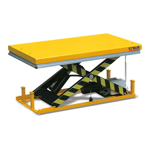 Mesa elevadora de tijeras simples - HTCL 500 - KRAUS Betriebsausstattung und Fördertechnik GmbH - hidráulica / estacionaria / de carga