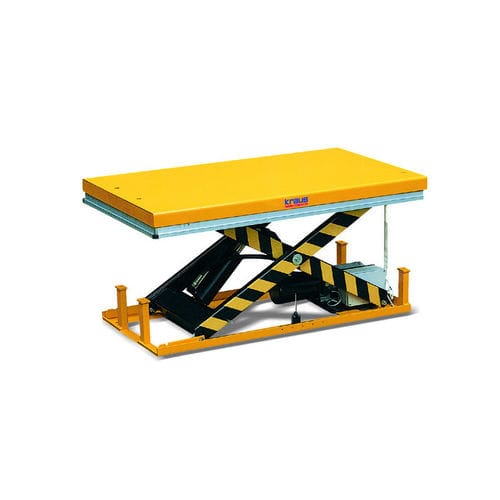 Mesa elevadora de tijeras simples - HTC 1001 - KRAUS Betriebsausstattung und Fördertechnik GmbH - electrohidráulico / estacionaria / de carga