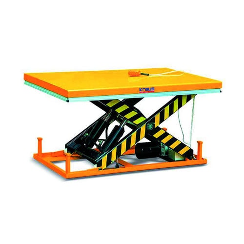 Mesa elevadora de tijeras simples - HTC 2001 - KRAUS Betriebsausstattung und Fördertechnik GmbH - electrohidráulico / estacionaria