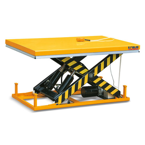 Mesa elevadora de tijeras simples - HTC 2004 - KRAUS Betriebsausstattung und Fördertechnik GmbH - electrohidráulico / estacionaria