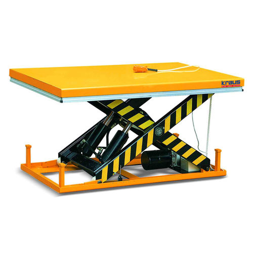 Mesa elevadora de tijeras simples - HTC 2006 - KRAUS Betriebsausstattung und Fördertechnik GmbH - electrohidráulico / estacionaria