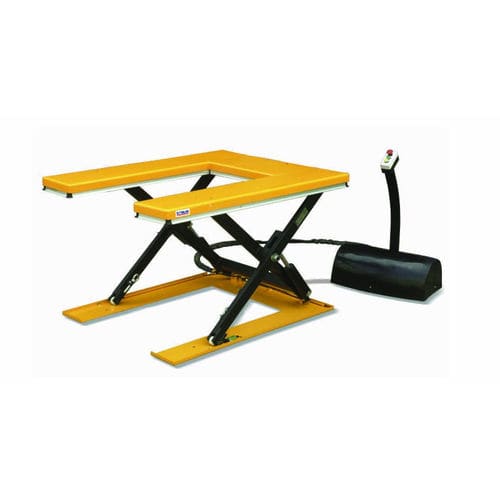 Mesa elevadora de tijeras simples - HTCU 1000 - KRAUS Betriebsausstattung und Fördertechnik GmbH - electrohidráulico / estacionaria / en forma de U