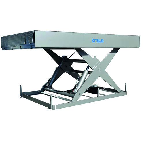 Mesa elevadora de tijeras simples - AXA3.25D2.160.276216I - KRAUS Betriebsausstattung und Fördertechnik GmbH - electrohidráulico / estacionaria / de carga
