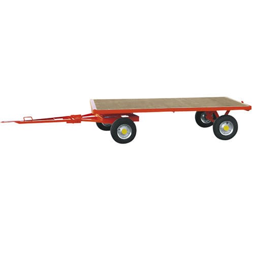 Remolque plataforma - 10 Tonnen - KRAUS Betriebsausstattung und Fördertechnik GmbH - para equipamiento industrial / para almacén / de 2 ejes